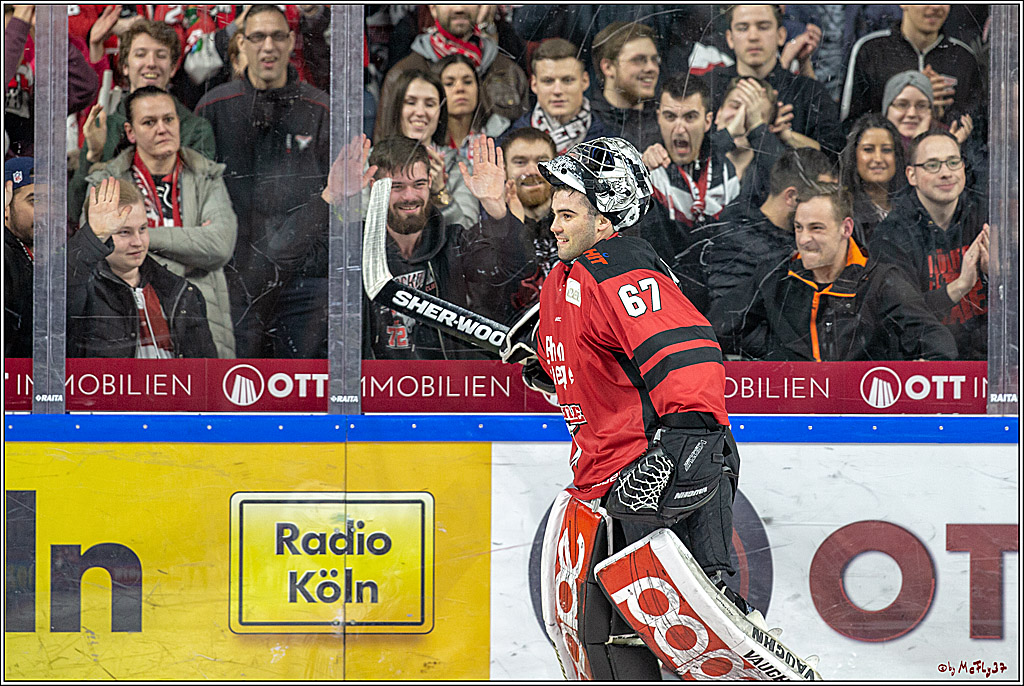 DEL; Koelner Haie - Thomas Sabo Ice Tigers Nuernberg, 19.02.2019